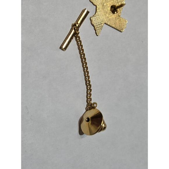 Tie Tack State Of Texas by Avon Gold Tone - Picture 3 of 3